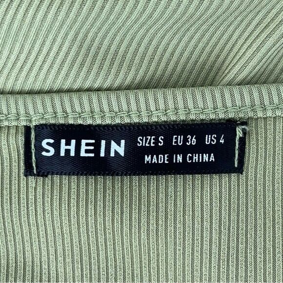 3/$15 Sage Green Hollow Out Mini Spaghetti Strap Club Dress Womens Size … - Picture 12 of 12